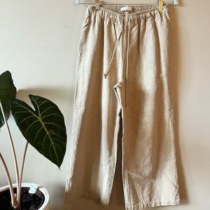 Oak+Fort LINEN DRAWSTRING PANTS